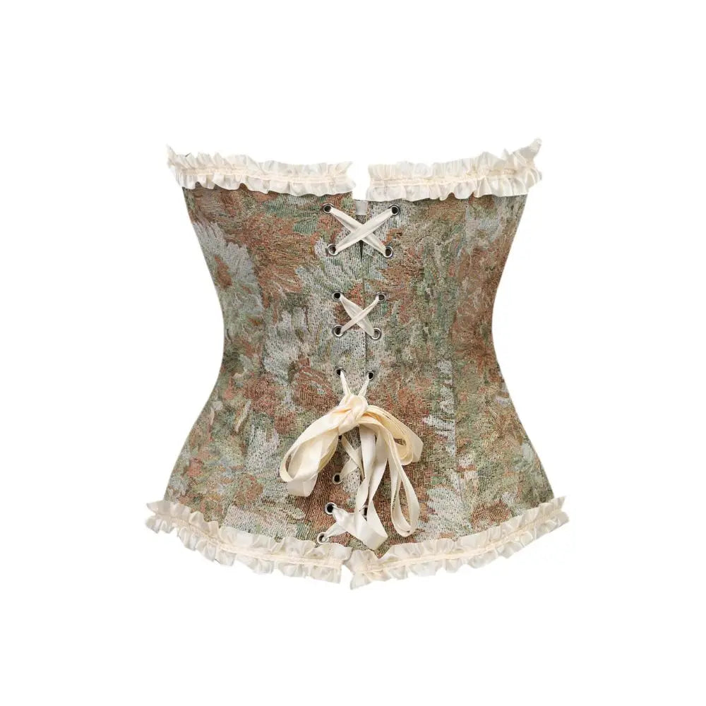 There are lace body-shapingwaist-cinchingchest-supporting corsets and ladies' court shaping tops