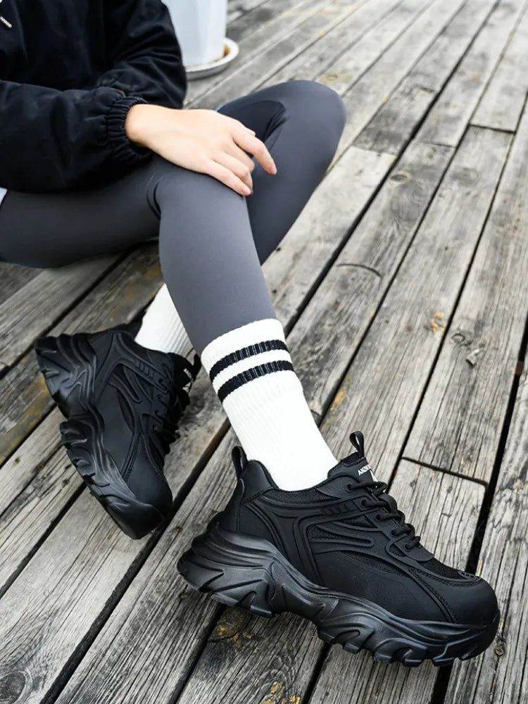 Steel Toe Safety Shoes For Women, Anti-Puncture Anti-Smash Non Slip Industrial Work Boots Lightweight Protective Platform Shoes