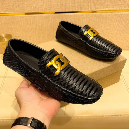 Men PU Leather Shoes Luxury Men's Flats Shoes Casual Social Shoe Male Wedding Footwear Zapatos Hombre Mens Walking Shoes