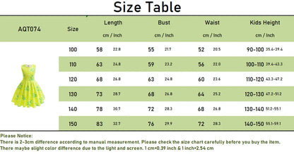 Girl Joy Inside Cosplay Out Dress Children Birthday Gift Kid Carnival Theme Party Vestido Cartoon Outfit Print Role Play Apparel