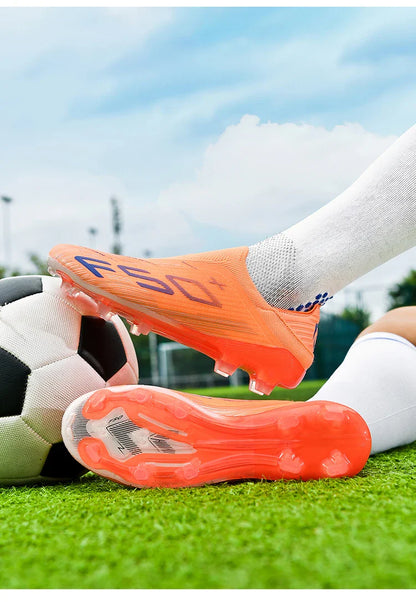 New Men Soccer Shoes Cleats Grass Futsal Comfortable Turf Football Boots Sports Ultralight FG/TF Non Slip Indoor Adult Sneakers