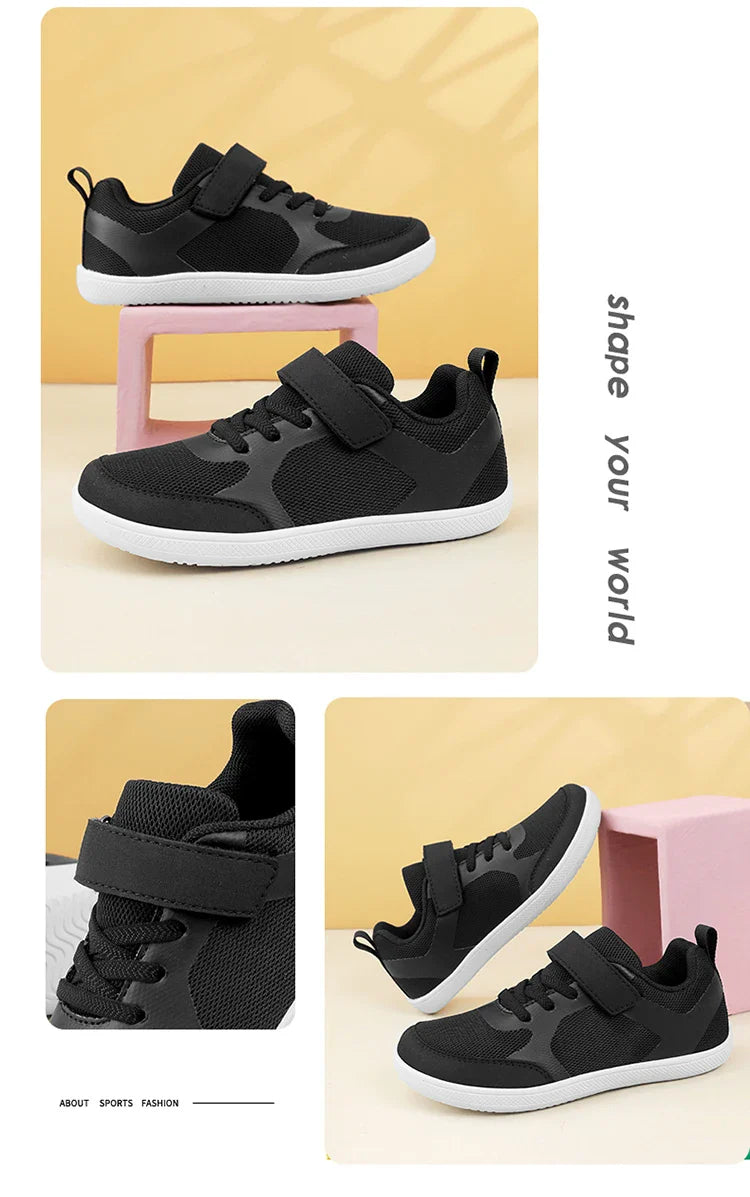 New Boys Girls Sneakers Kids Wide Barefoot Shoes Naturally Splay Shoes Minimalist Barefoot Shoes Toddler Little Big Kid Casual