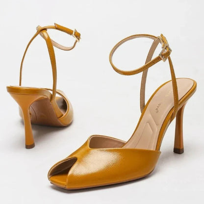 Elegant Peep Toe High Heels Women 2026 New Ankle Buckle Fashion Office Party Shoes Sexy Designer Heeled Sandals Female Pumps