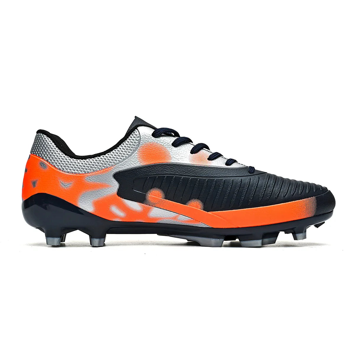 AG/FG Soccer Boots Unisex Youth Adult PU Fabric Upper TPU Sole Non-Slip Wear-Resistant Outdoor Sports Pitch