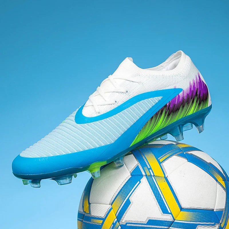 New Men Football Boots Training Ultralight Outdoor Drop Shipping Soccer Shoes Cleats Shoes Soccer Long Spikes FG Non-Slip