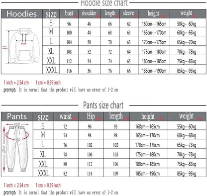 Hoodies, hoodies, men's autumn and winter sports and leisure suits, trendy brand American high street versatile printed jackets,