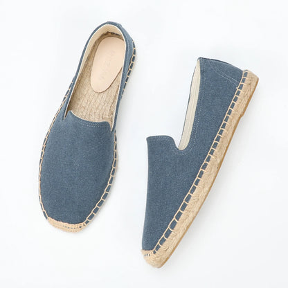 Espadrilles for Men Fashion Casual Canvas Slip on Flat