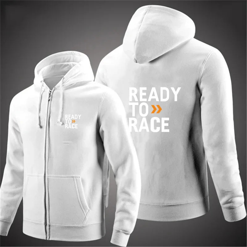 Spring Autumn Men Hoodies Ready To Race Print Hoody Women Sweatshirt Hip Hop Unisex Streetwear y2k Clothing Hombre