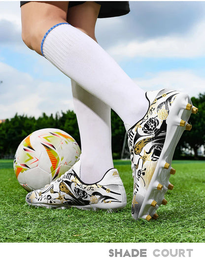 New Kids Soccer Shoes Men Original Football Shoes Indoor Professional Football Field Boots Society Cleats TF/AG Sneaker Non Slip