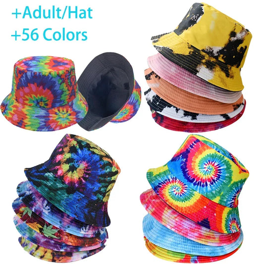 New Street Graffiti  Men's Bucket Hat Double-Sided Hip Hop   Outdoor Women Caps Beach Sun Protect Fishing Unisex Bonnet