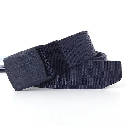 3.8X110cm High Quality Automatic Buckle Nylon Men Belt Outdoor Hunting Multifunctional Tactical Canvas Camouflage Belt for Women