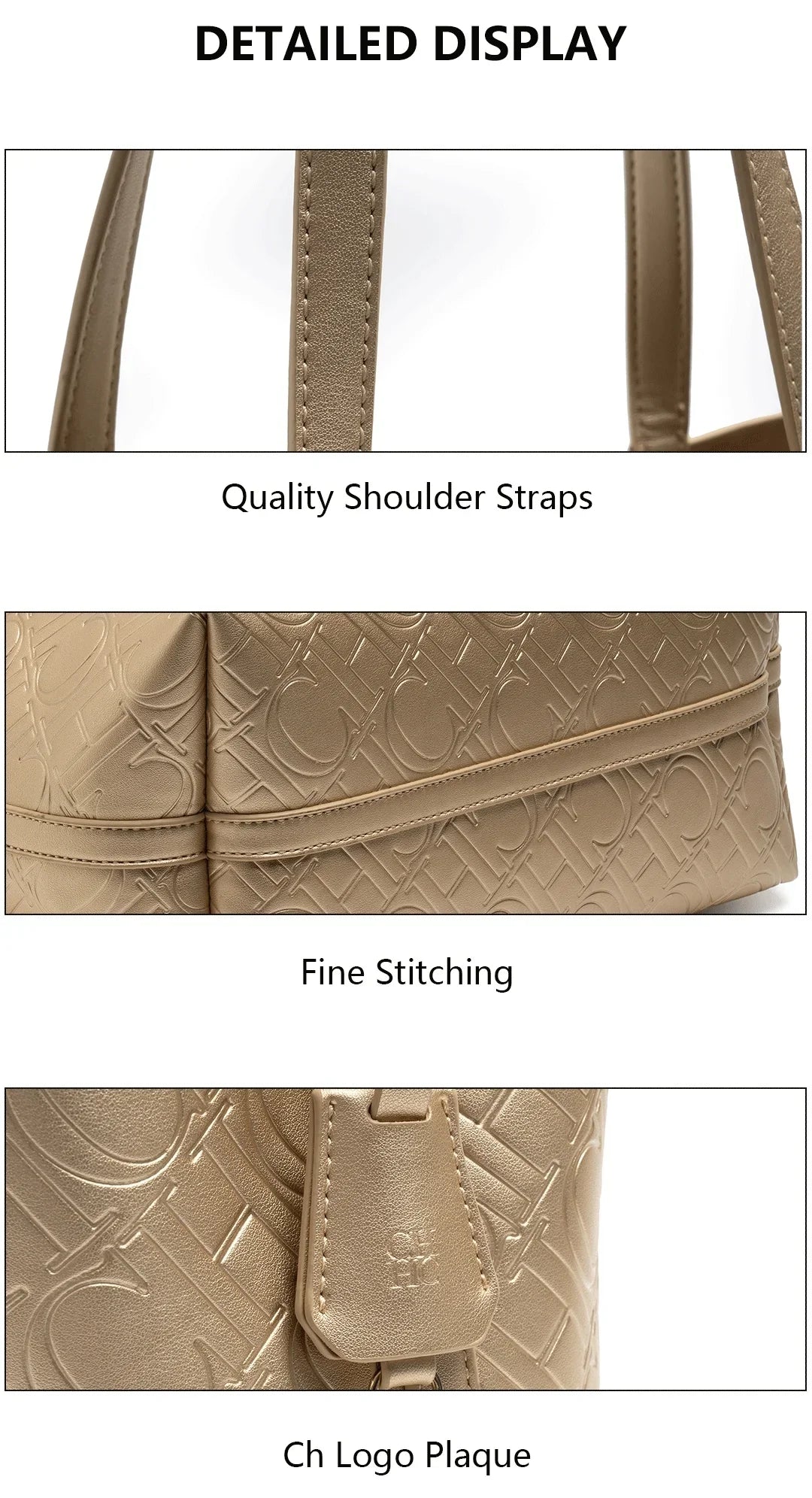 Solid Color Women's Bucket Bag Classic Luxury Letter Printing Simple Commuting Large Capacity Women's Handbag
