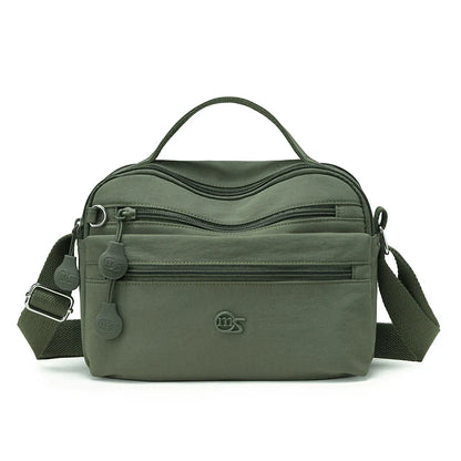 Temu's Best-selling Women's Casual Shoulder Bag, Large-capacity Casual Multi-layer Crossbody Bag, Nylon Commuter Women's Handbag