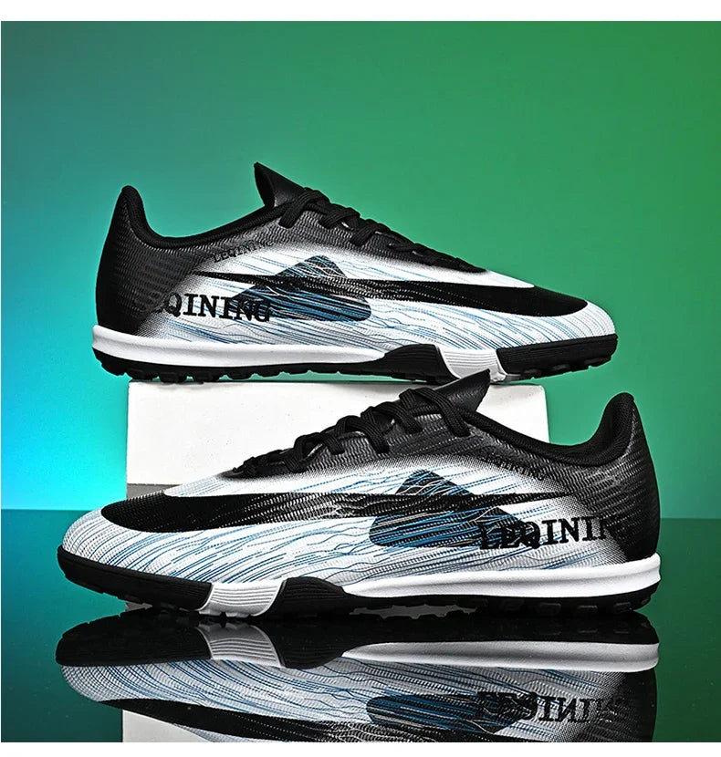 New Men Football Boots Outdoor Non Slip Match Boys Breathable Soccer Shoes Sport Adult Cleats Training Long Spikes Comfortable