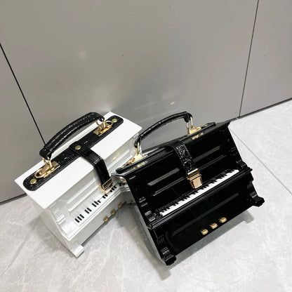 purses and handbags Luxury Designer crossbody shoulder bag For Women piano shape handmade bags Purse Messenger Bag banquet bag