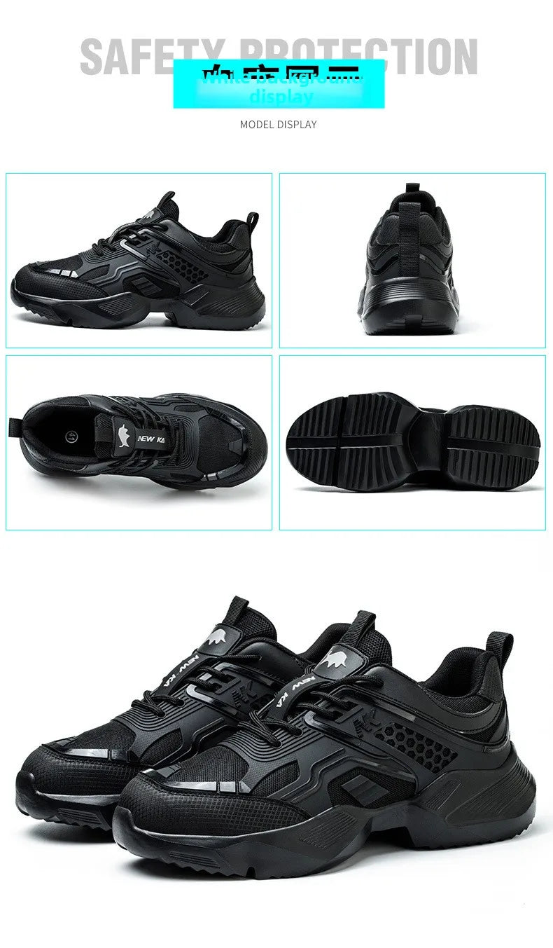 Labor Protection Shoes Are Lightweight Odor Resistant Breathable Smash Resistant Puncture Resistant Wear-resistant Safe for Work