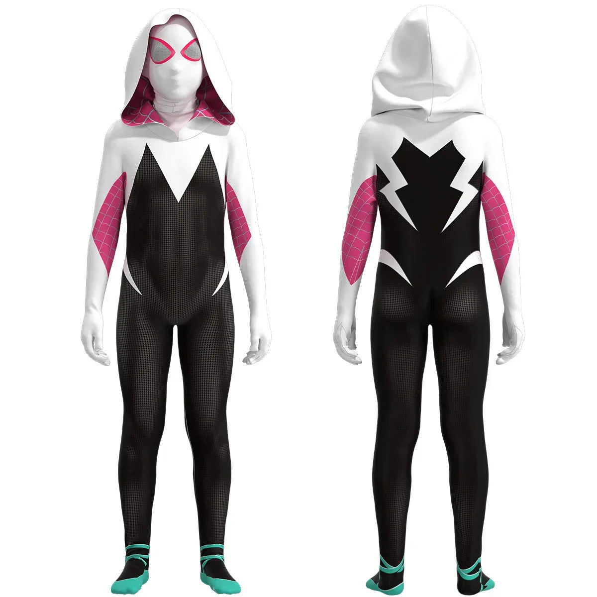 Kids Superhero Spider Costume Spandex Jumpsuit Halloween Cosplay Costumes Bodysuit Kids Separation Party Set Jumpsuit Halloween