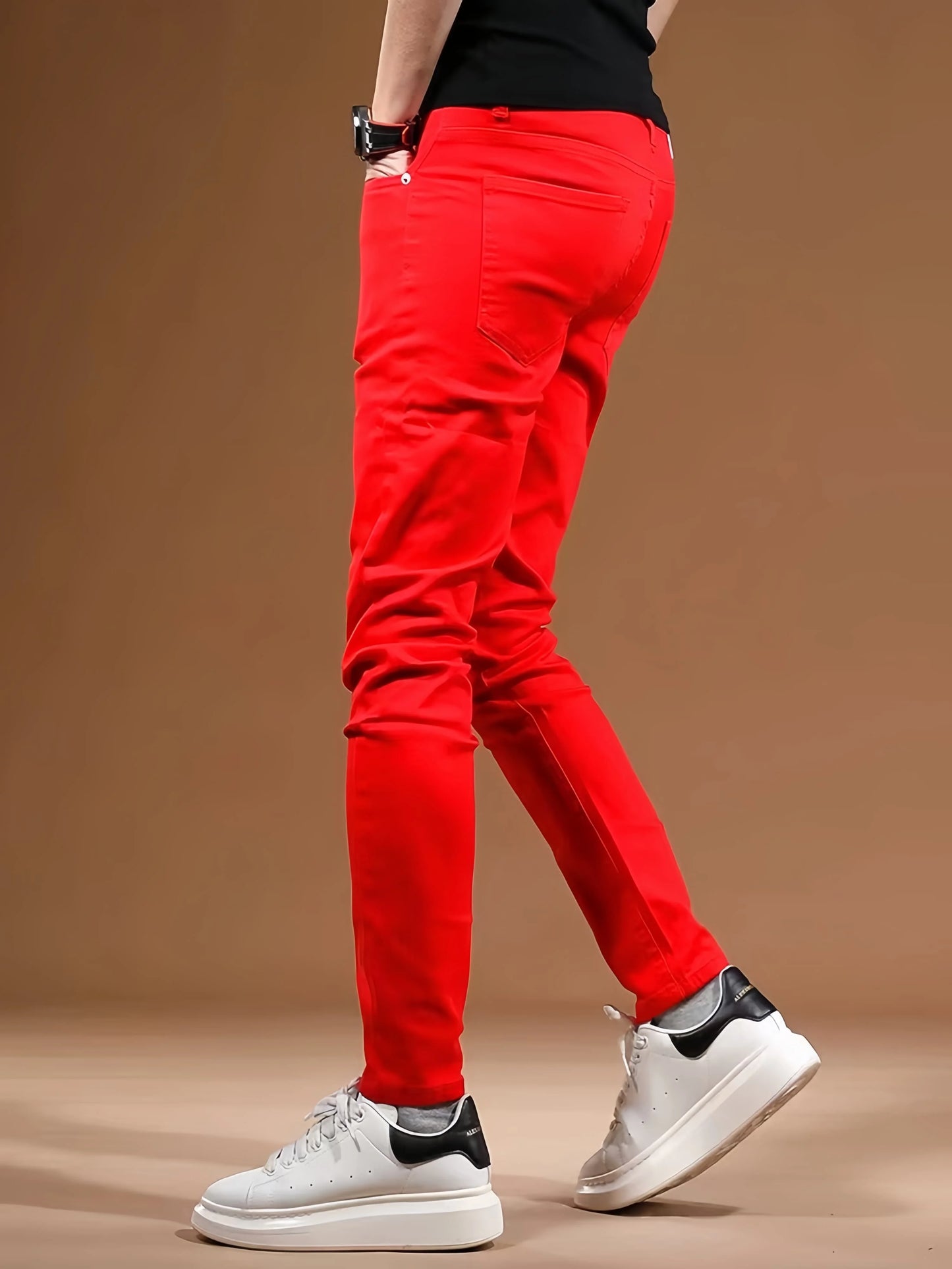 Men's Long Pants Bulletproof Business Office Style Simple And Versatile Suitable For Various Occasions