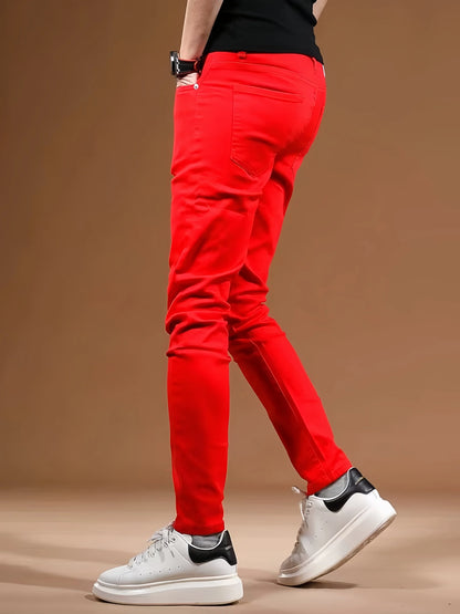 Men's Long Pants Bulletproof Business Office Style Simple And Versatile Suitable For Various Occasions