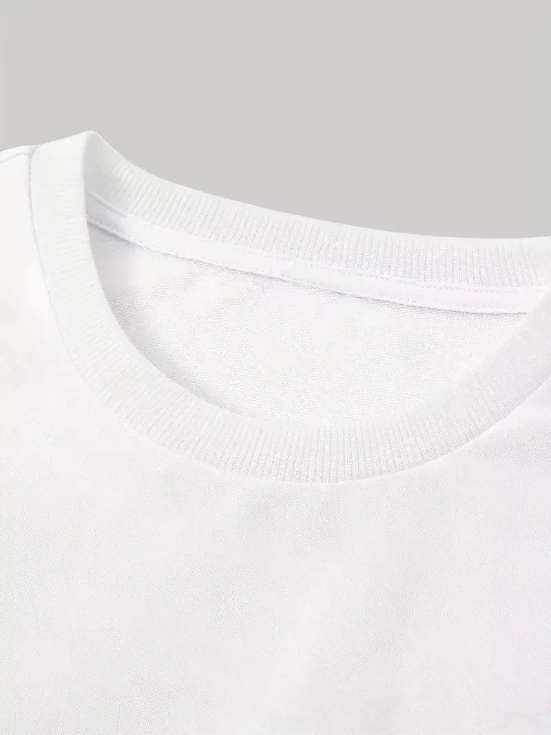 2026 Summer New Style High-Quality Men's T-shirt Fashionally Popular Men's and Women's Same Style Round-neck Printed T-shirt