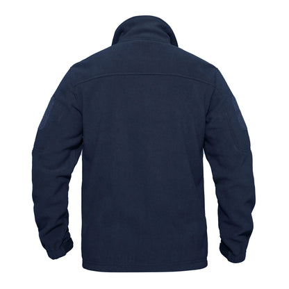 Men's Fleece Jackets Fall Winter Cold Weather Thermal Safari Jackets Windproof Full Zip Jackets Field Work Outwear