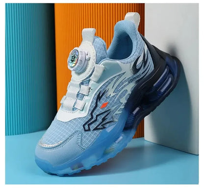 New Anti-skid Leather Kids Sneakers for Boys Running Walking Lightweight Casual Shoes With Fashion Dragon Pattern Size 28-39