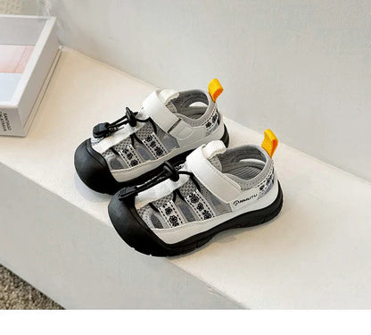 Children Sport Sandals Baby Soft Breathable Beach Sandals Summer Boys Girls Hollow Cool Running Shoes Kids Buckle Sandals