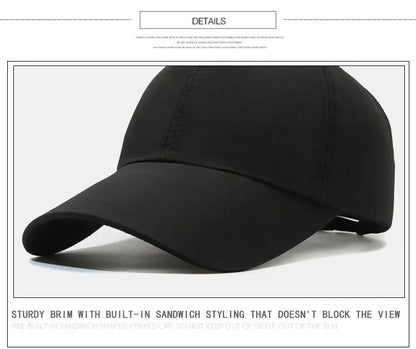 Summer New Ponytail Quick-Drying Sunscreen Hat Fisherman Hat Women Shade Cap Uv Protection Soft Top Hat
