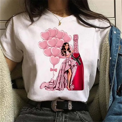 Women T Shirt London Paris New York City Travel Graphic Print Fashion Streetwear Urban Vacation Casual Short Sleeve Gothic