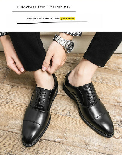 Mens Formal Oxford Shoes Business Leather Dress Shoes for Wedding Size 47 48