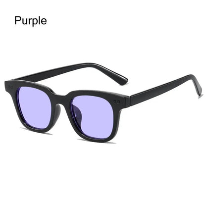 New Vintage Ocean Lens Sun Glasses Cycling Sunglasses for Men Women Fashion Square Frame Sunglasses UV Protection Eyewear Shades
