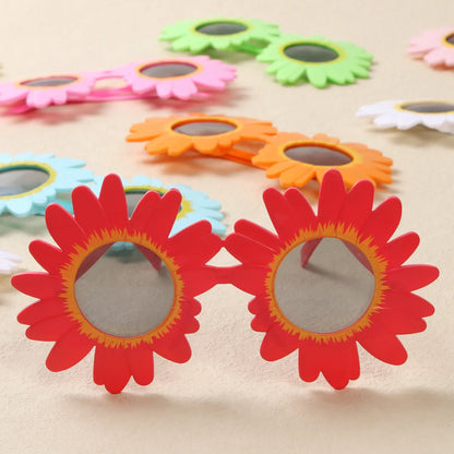 Sunglasses Little Daisy Shape Sun Glasses Funny Party Decorative Eyeglasses Plastic Gathering Picnic Photography Props
