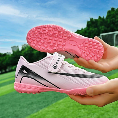 New Men Kids Soccer Shoes Cleats Ultralight Non-Slip Grass Adult Professional Football Boots Boys Training Shoes Drop Shipping