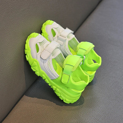 Children Shoes Sport Breathable Boys Sneakers Brand Kids Sandals for Girl Trainers PEclass Casual Child Flat Tennis Shoes E05313