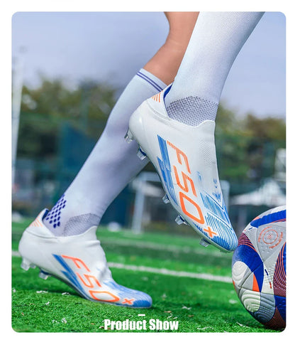 New Men's Soccer Shoes Non Slip Indoor Football Boots Sport Comfortable Grass Cleats Ultralight Fg Turf Futsal Adult Non-Slip