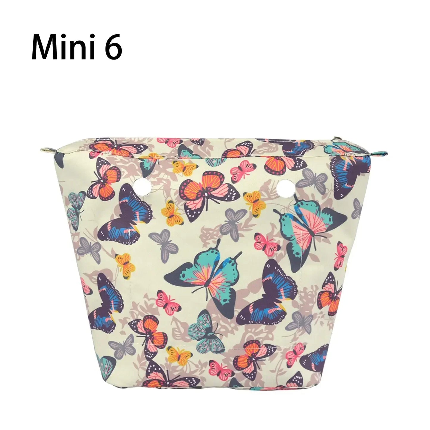 Composite Twill Cloth Waterproof Inner Lining Insert Zipper Pocket for Classic Mini Obag Senior Inner Pocket for O Bag