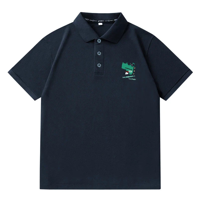 Summer Polo Shirt Men Plus Size 110-180KG Casual Work T-Shirts Quick Dry Short Sleeve Golf Shirt High Quality Fat Male Clothing
