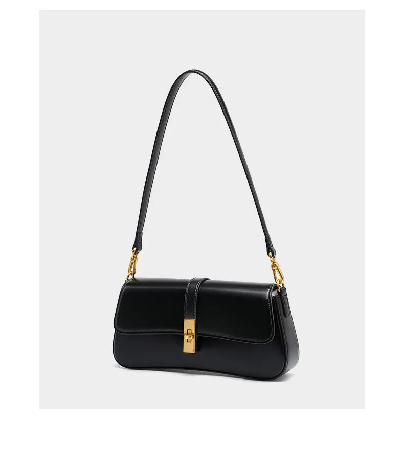 Women Genuine Leather Shoulder Bag Female Fashion Handbag Totes Small Underarm Bag Casual Daybag Mini Purse -KG1313