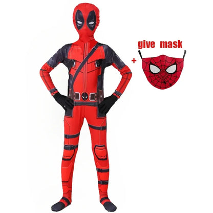 In Stock Superhero Spiderman Costume Set 3D Style Halloween Cosplay Bodysuit Jumpsuit Spider-Man Cosplay Bodysuit