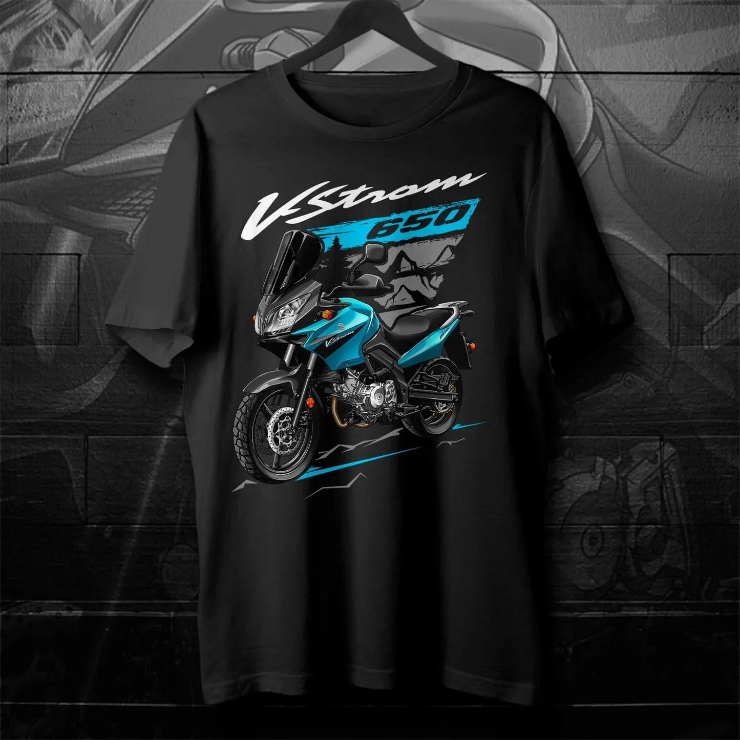 Classic Japanese 2004-2011 Models V-Strom 650 Motorcycle T-Shirt 100% Cotton O-Neck Short Sleeve Summer Casual Mens T-shirt