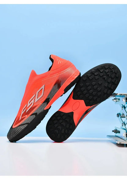 Men Professional TF Soccer Shoes Resistant Casual Grass Studded Male Non Slip Fast Foo451·a