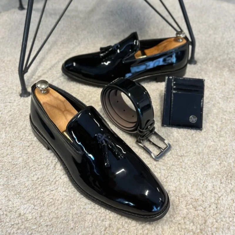 Men's Wedding Party Loafers – Elegant Slip-On Formal Dress Shoes