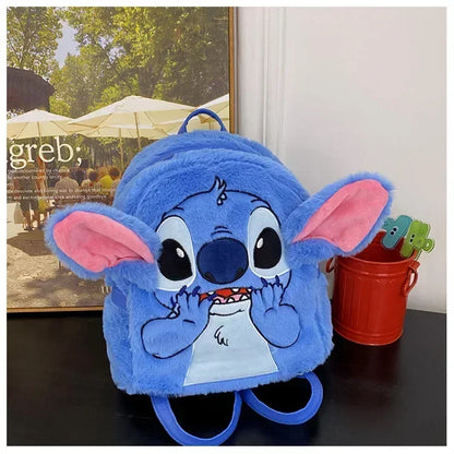 high-quality sewn plush backpack cartoon fashion 3D mini women's backpack large capacity cute children's school bag