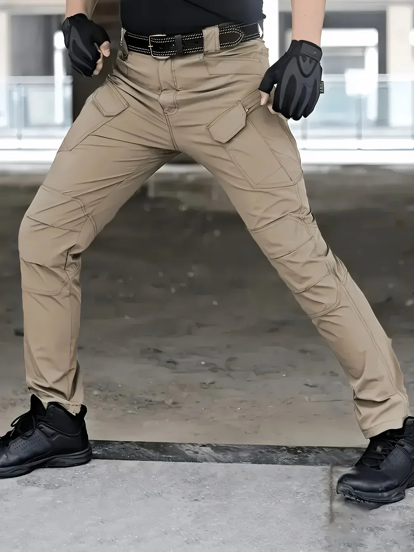 Men's Tactical Cargo Pants 6XL Plus Size Outdoor Casual Sports Pant Hiking Fishing Waterproof Multi-pocket Men Trousers