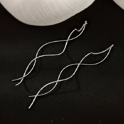 EVISPOL Long Tassel Earlines Fashion Dangle Earrings Before & After The Wave Design Suitable for Christmas Halloween Women Gift