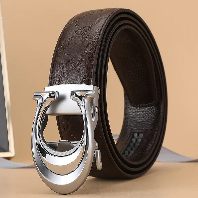 High Quality 34mm Designers Business Mens belt Luxury Brand Famous Male brand Buckle Canvas Leather Belt for Women jeans belt
