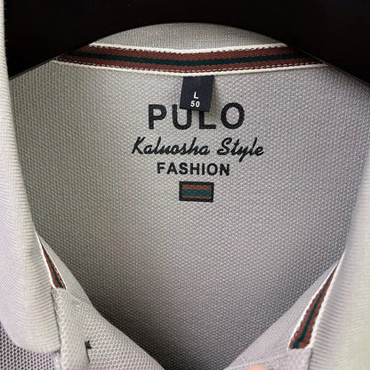 100% Breathable Cotton  Men's 2025 Autumn Long-Sleeve Polo Shirt - Classic Cotton Collared Business Casual Style
