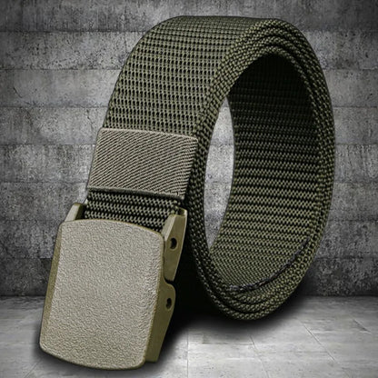 1/2PCS Military Men Belt Army Belts Adjustable Belt Men Outdoor Travel Tactical Waist Belt with Plastic Buckle for Pants 120cm