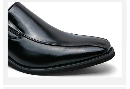 Casual Business Leather Shoes Men Loafers Formal Wedding Shoes Leisure Party Office Flats Men's Social Dress Moccasins