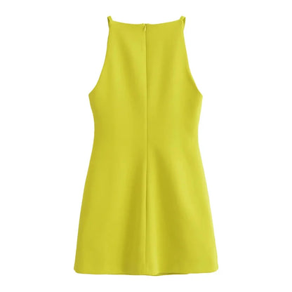 White Mini Dress Woman Sleeveless Summer Short Dresses For Women 2025 Off Shoulder Black Sexy Dress Evening Party Dresses